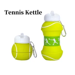 Fold Water Bottle Camping Cups Mug Outdoor Sports Basketball Football Tennis Golf School Leakproof Portable Kids Water Bottle