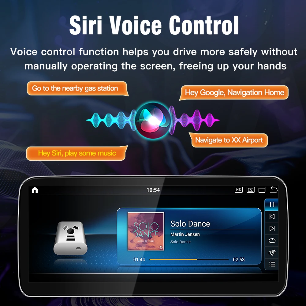 STWEI For Mercedes Benz NTG5.0 W205 GLC 2015-2018 12.3inch Snapdragon 665 8CORE Car Multimedia Radio Audio System Player Carplay
