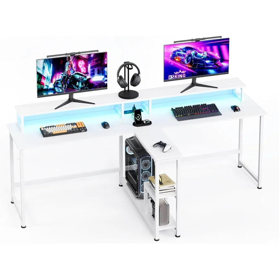 Two Person Desk Wit… - image
