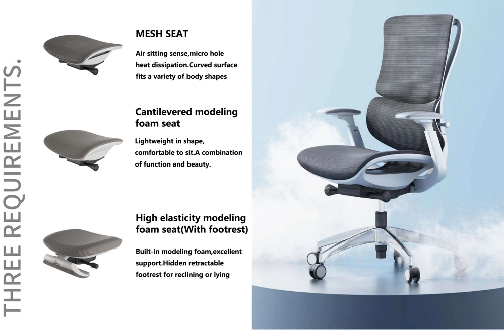 

Boss Executive Task Chairs Lumbar Support Swivel Customization Office Furniture Mesh Ergonomic Adjustable Office Chair