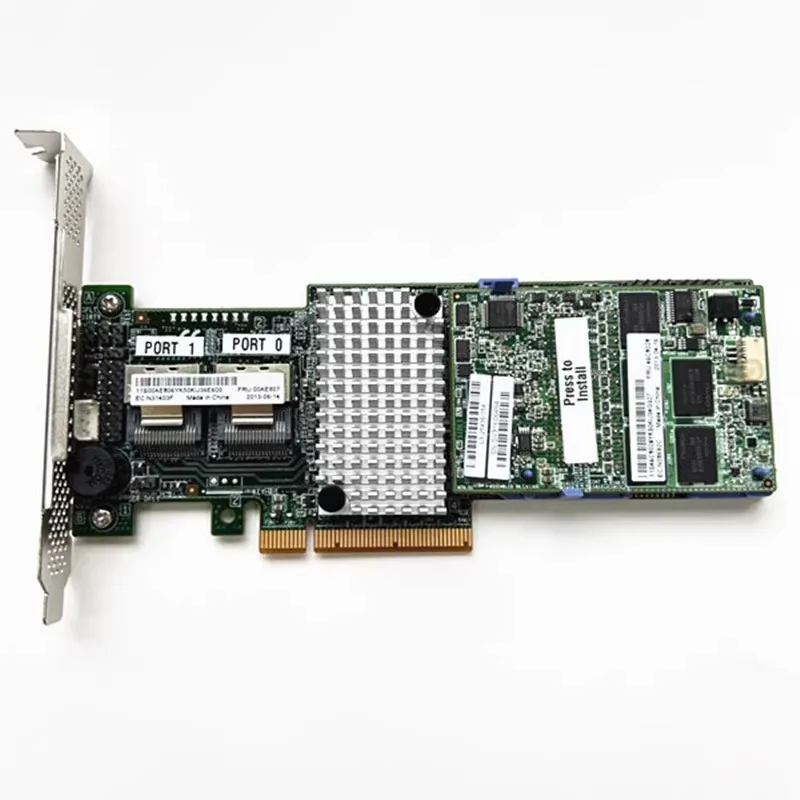 M5110 SAS/SATA pass-through IT RIAD array card 00AE807 1G cache 46C9029