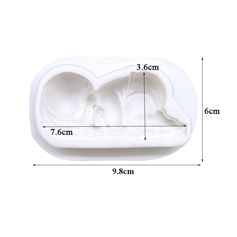 Baby Silicone Sugarcraft Mold Resin Tools Cupcake Baking Mould Fondant Cake Decorating Tools