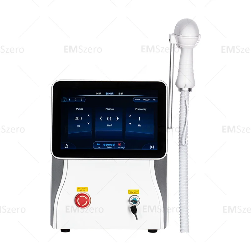 808 Hair removal instrumentHD TOUCH SCREENHIGH POWER HANDLE 755NM+808NM+1064NM PAINLESS PERMANENT HAIR REMOVAL