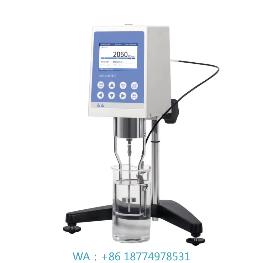 1. Digital Color Screen Rotary Viscometer Testing Instrument For Resin Ink Paint Glue Chemical Sample Viscosity Measurement