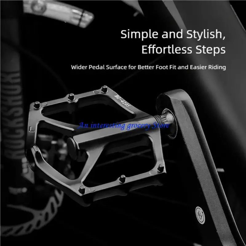 

652D Biycles Flat Pedals Clip Converter High Strengths Pedals Platform Adapters for Versatile Use in Commuting