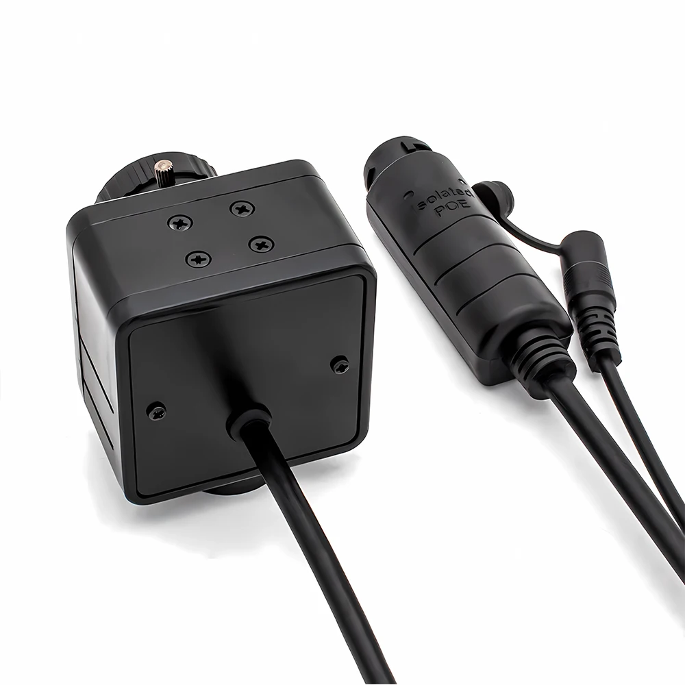 WGWK 4K IP Camera 3/4/5/8MP CMOS POE48V Mini Metal Box Manual Varifocal Lens Digital Live Stream Security Industrial CCTV Webcam