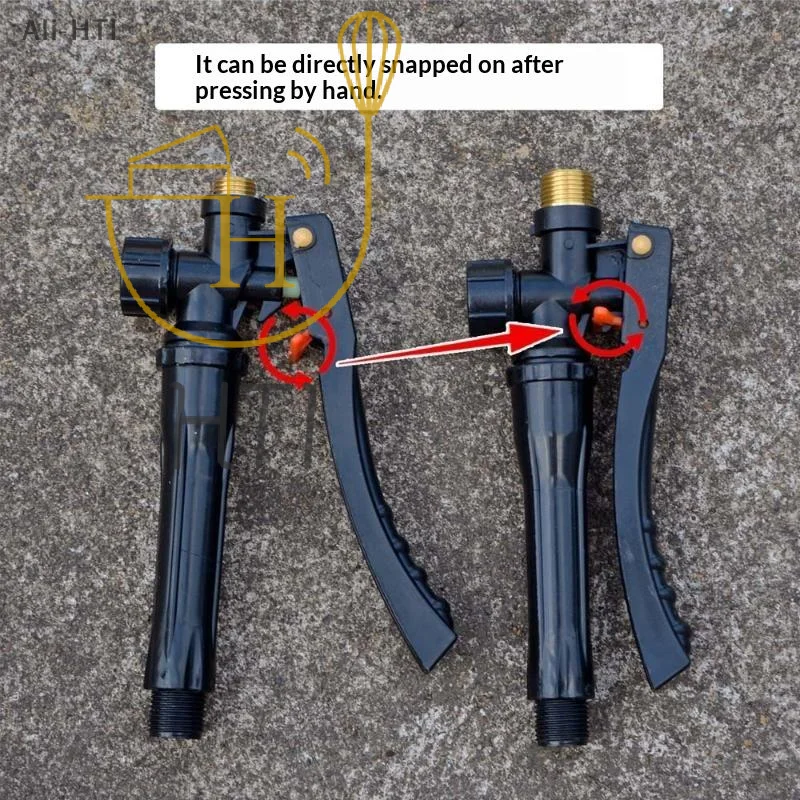 Backpack Electric Sprayer Handle Switch Head Replacement Part Waterproof Easy Operation for Courtyard Flower Vegetable Watering