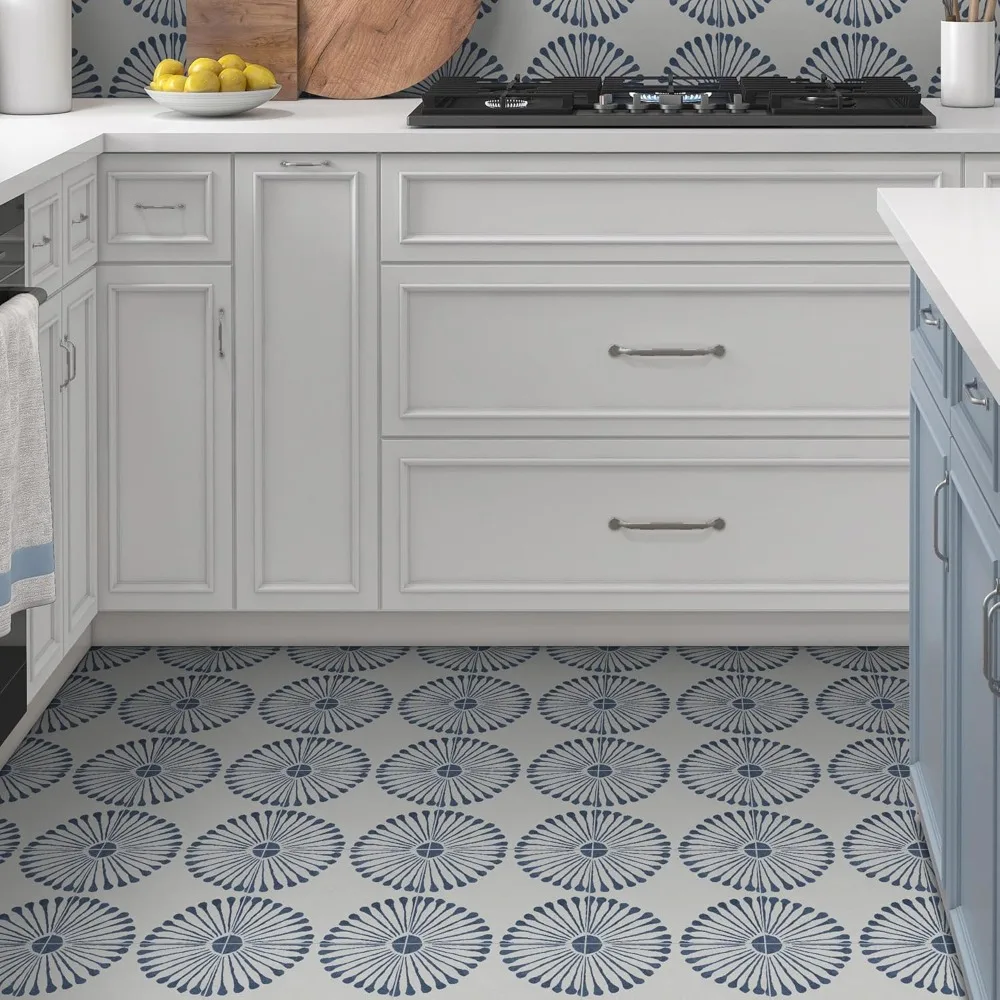 

Peel and Stick Floor and Wall Tile for Bathroom Kitchen - SPC Vinyl Self Adhesive Flooring