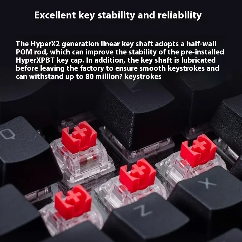 HyperX Pioneer 75 Mechanical Keyboard RGB Hot Plug Gasket Computer Universal USB Customization E-sports Keyboards PC Accessory