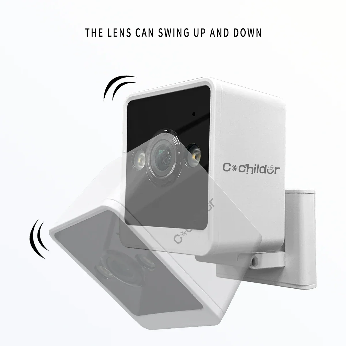 Cámara de 3MP, monitor de bebé, cuidador de bebé, cámara de red remota inalámbrica para el hogar con visión nocturna infrarroja, Base magnética