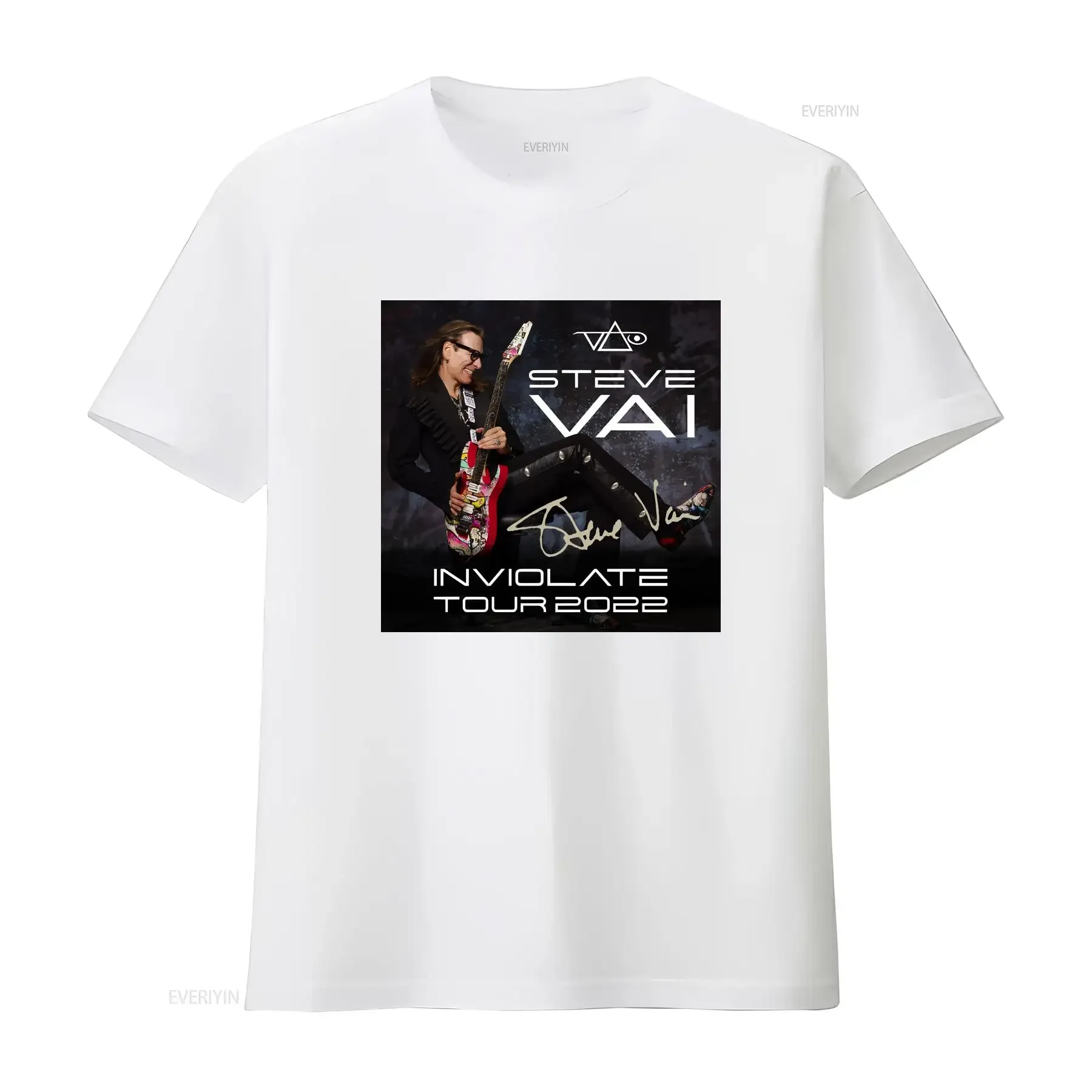 STEVE VAI Inviolate Tour T shirt Cotton For S 234XL FR177 vintage Washed Comfortable Versatile designer clothes