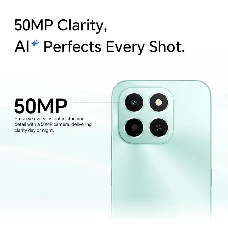 هاتف ذكي Honor X6c الإصدار العالمي الجديد بشاشة 6.61 بوصة 120 هرتز TFTLCD 50 ميجابكسل 5300 مللي أمبير في الساعة 35 وات هاتف مقاوم للماء ومقاوم للسقوط