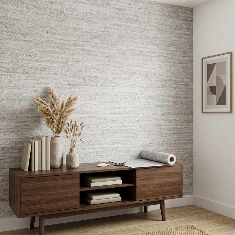 Thickened 3D Relief Wall Panel Realistic Stone Texture Self-Adhesive Wallpaper Flexible Simulation Travertine Wall Stickers Roll