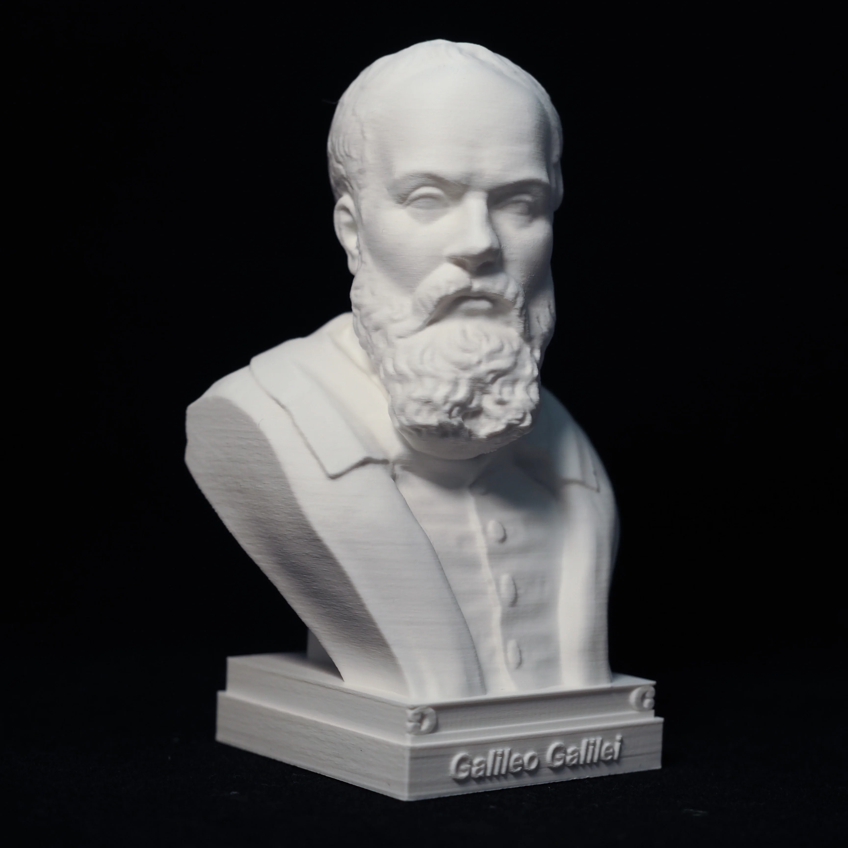 Galileo ornaments statue model ornaments bust crafts great man portrait desk desk, 3D printing PLA plastic materia