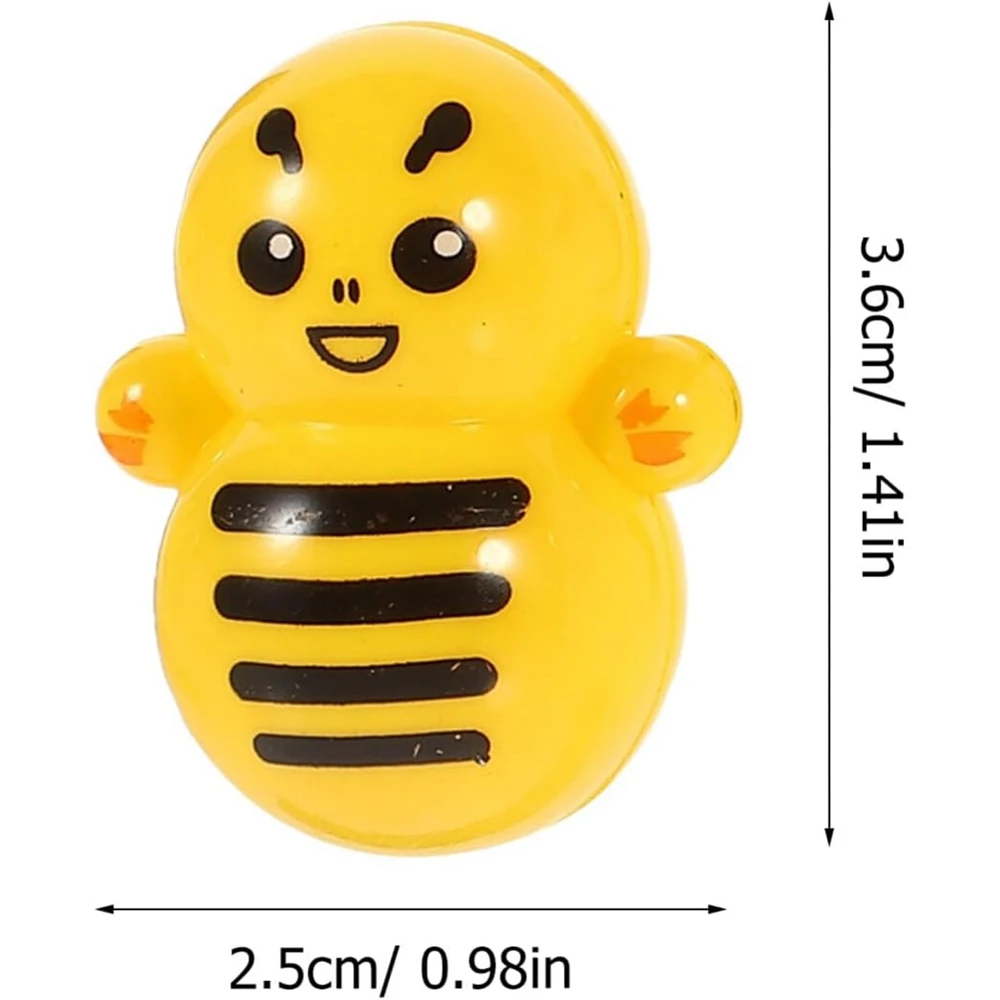 12PCS for Boys Girls Mini Tumbler Toy Desktop Animal Self Righting Doll Tumbler Toys Funny Classroom Rewards Party Favors