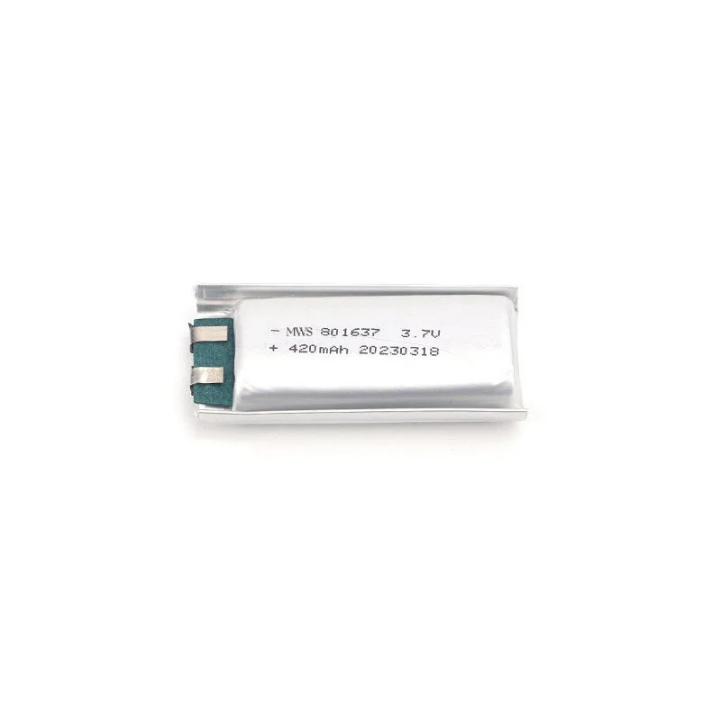 buy more will cheap 801637 lithium battery 420mAh intelligent wearable Bluetooth speaker with high rate 10C discharge