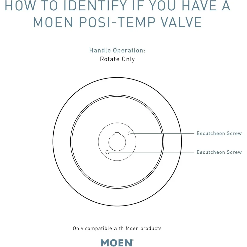 Moen Genta LX Maniglia a leva per doccia nera opaca con bilanciamento della pressione e richiesta della valvola Posi-Temp, modello T2471BL
