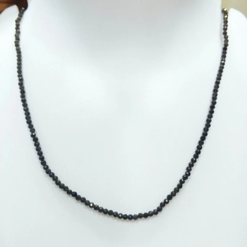 

AAA Genuine Natural Black Spinel Micro Faceted Round Beads 3mm 4mm 5mm 6mm