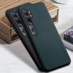 Case for Xiaomi Mi Note 10 Pro Lite Phone Cover Funda Solid Color Business Pu Leather Design Capa