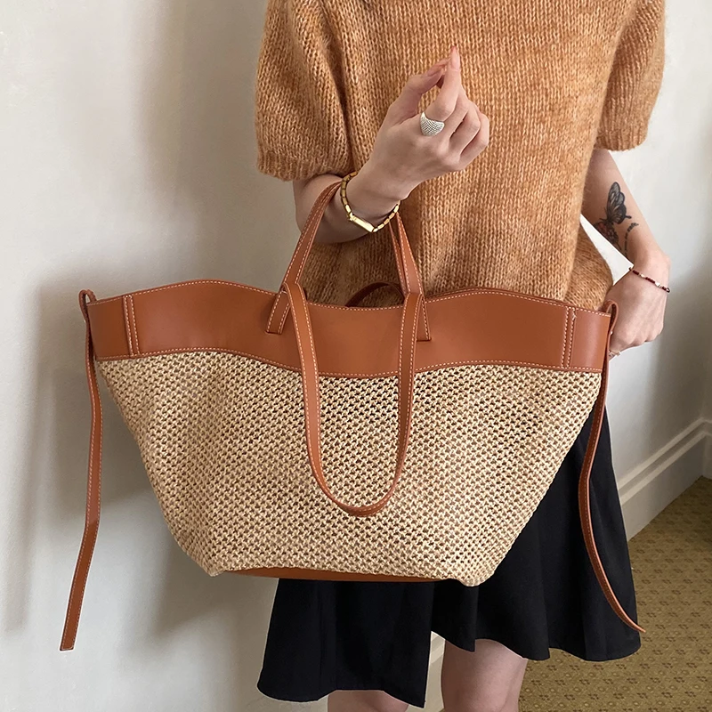 Vsper Branded Straw Knitted Bi - Crochet Bag Raffia ulasan dan harga