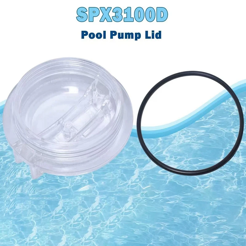 SPX3100D Thread Strainer Cover Spare Parts With O Ring For Hayward Super II Pool Pump Lid And Chlorine & Bromine Feeders