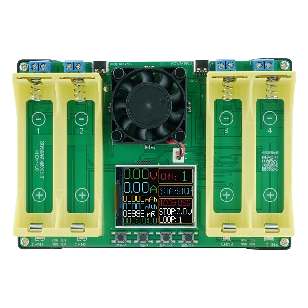 21700/18650 4-Kanal-Anzeige Batteriekapazitätstester Lithium Digitales Batterie-Detektionsmodul – Detail 18
