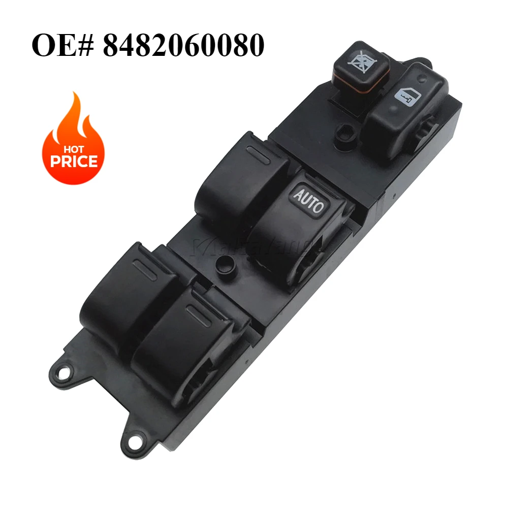 

Right Hand Driver Power Window Master Switch For Toyota Hilux Land Cruiser 90 Prado Camry Echo Yaris 84820-60080 8482060080