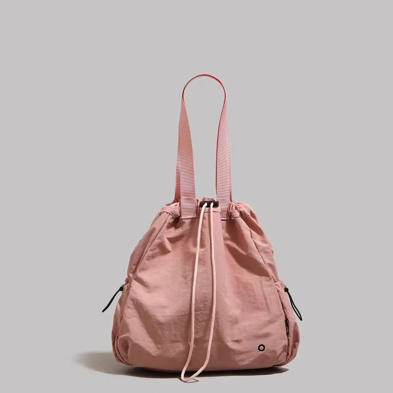 2026 Women's Drawstring Backpack, Lazy Style Large Capacity Tote Bag, Convertible Shoulder Rucksack for Casual Daily Use