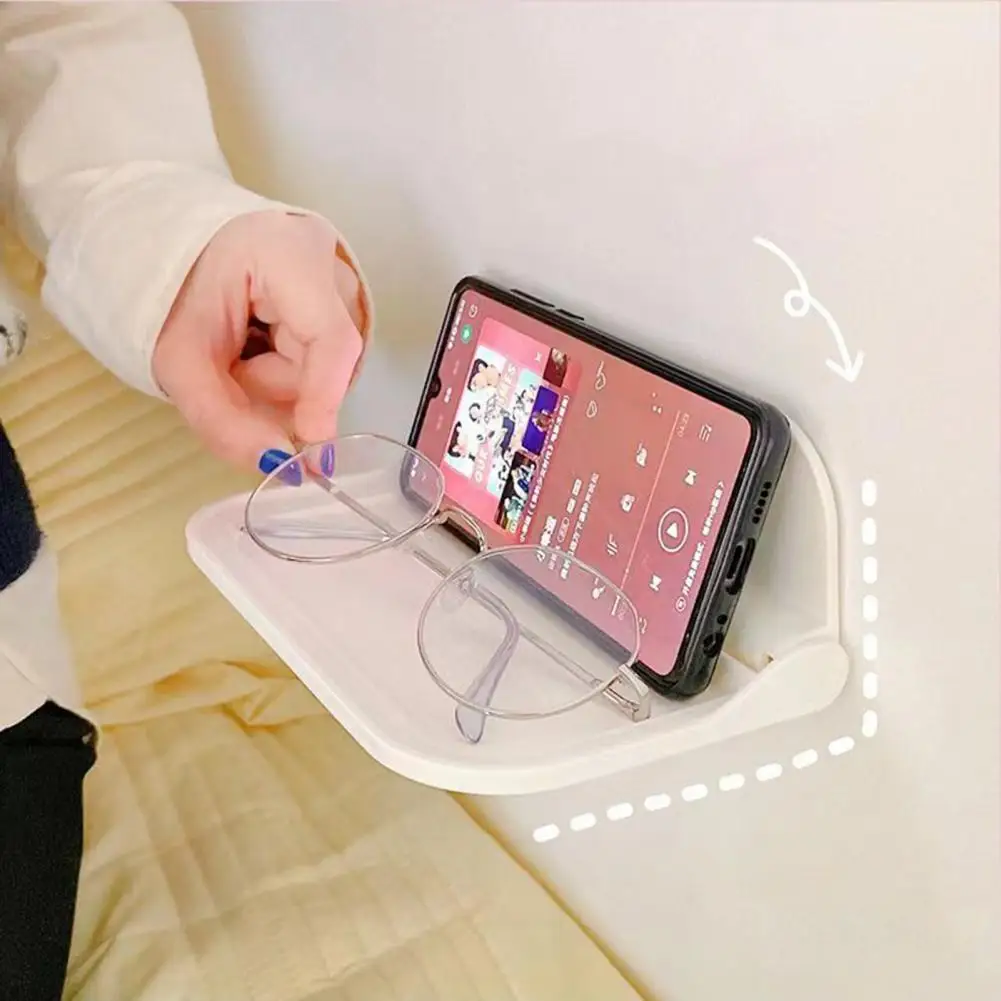 2026 رف تخزين الحمام ذاتي اللصق قابل للطي رف مثبت على الحائط رف تخزين موفر للمساحة لغرفة المنزل #3