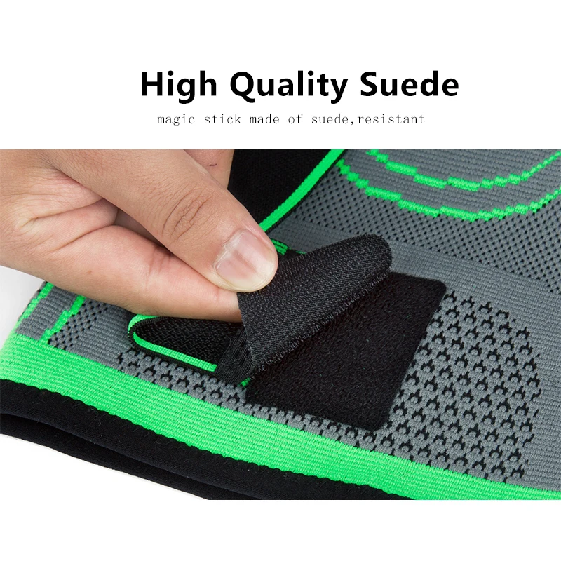 Kyncilor كرة السلة الكرة الطائرة اللياقة البدنية الركبة الأكمام مطاطا ضغط ضمادة النايلون النساء الرجال نيبادس الركبة دعم هدفين