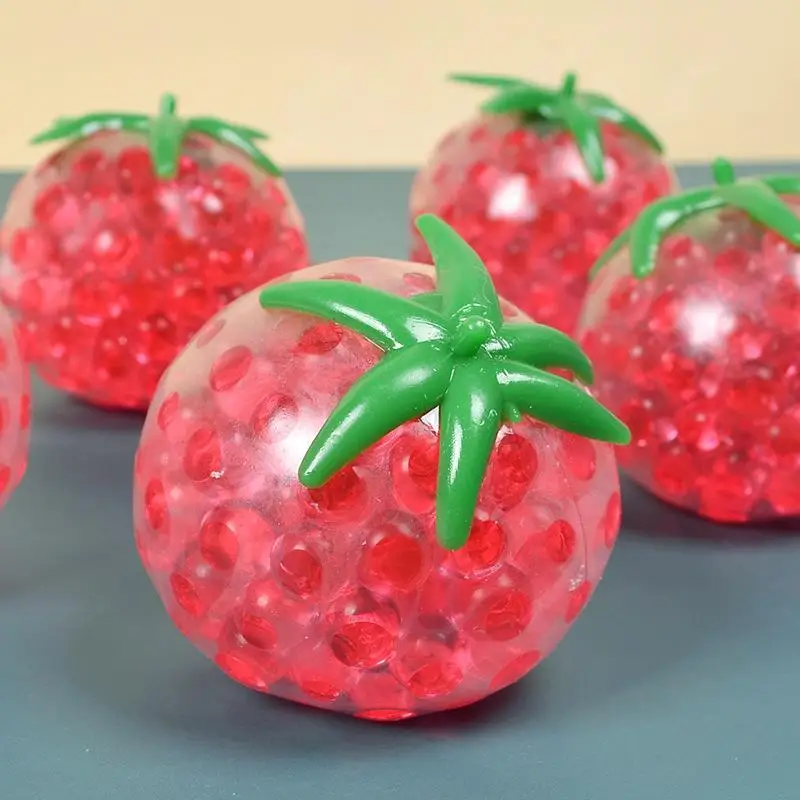 Tomato Squeeze Toy Stress Relief Fidget Sensory Toys For Adults Kids Slow Rebound Anxiety ADHD Autism Party Favors Gifts