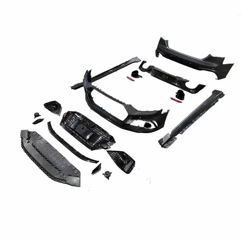 

For Audi A5 2017-2020 Upgraded to RS5 Facelift Bumper Body Kit Body Kit Front Rear Bumper Grille Front Rear Lip Side Skirt