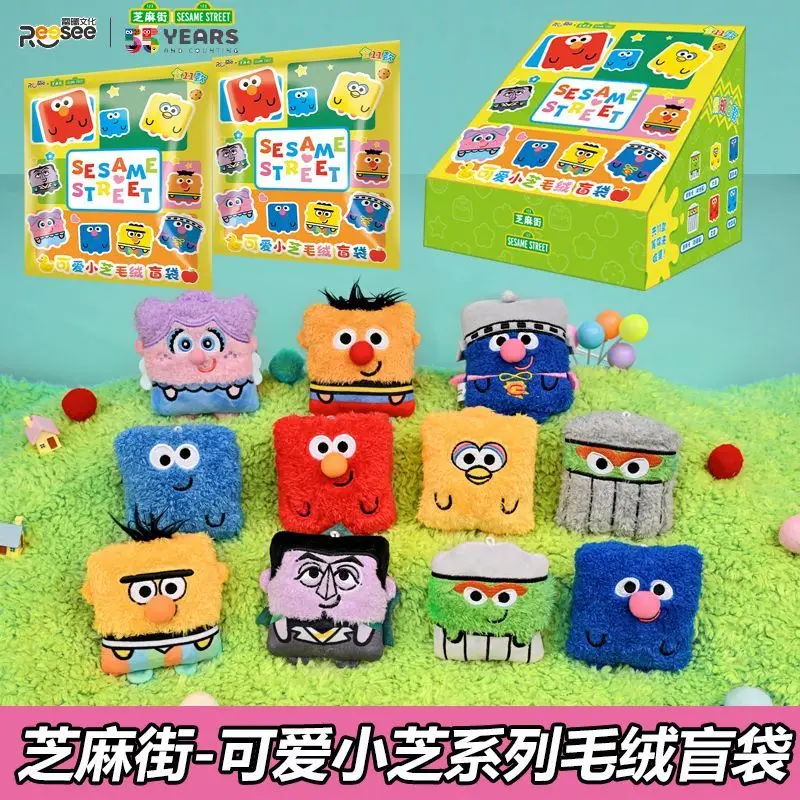 

Reesee Sesame Street Cute Little Sesame Series Plushie Blind Bag Licensed Collectible Kawaii Cartoon Toy Decor Gift for Fans
