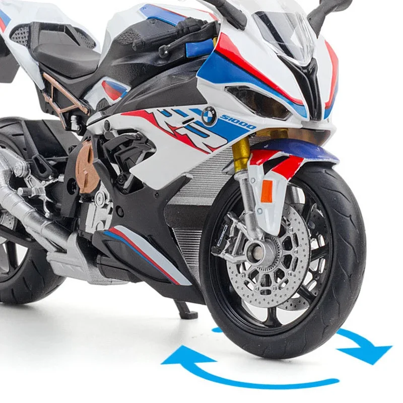 1:12 BMW S1000RR Motorcycle Alloy Car Model Diecast Vehicle Toy Toys Collection Gifts