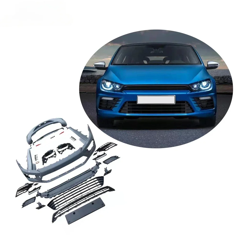 Plastic Car Body Kits for Volkswagen Scirocco 2015-2016 R Style