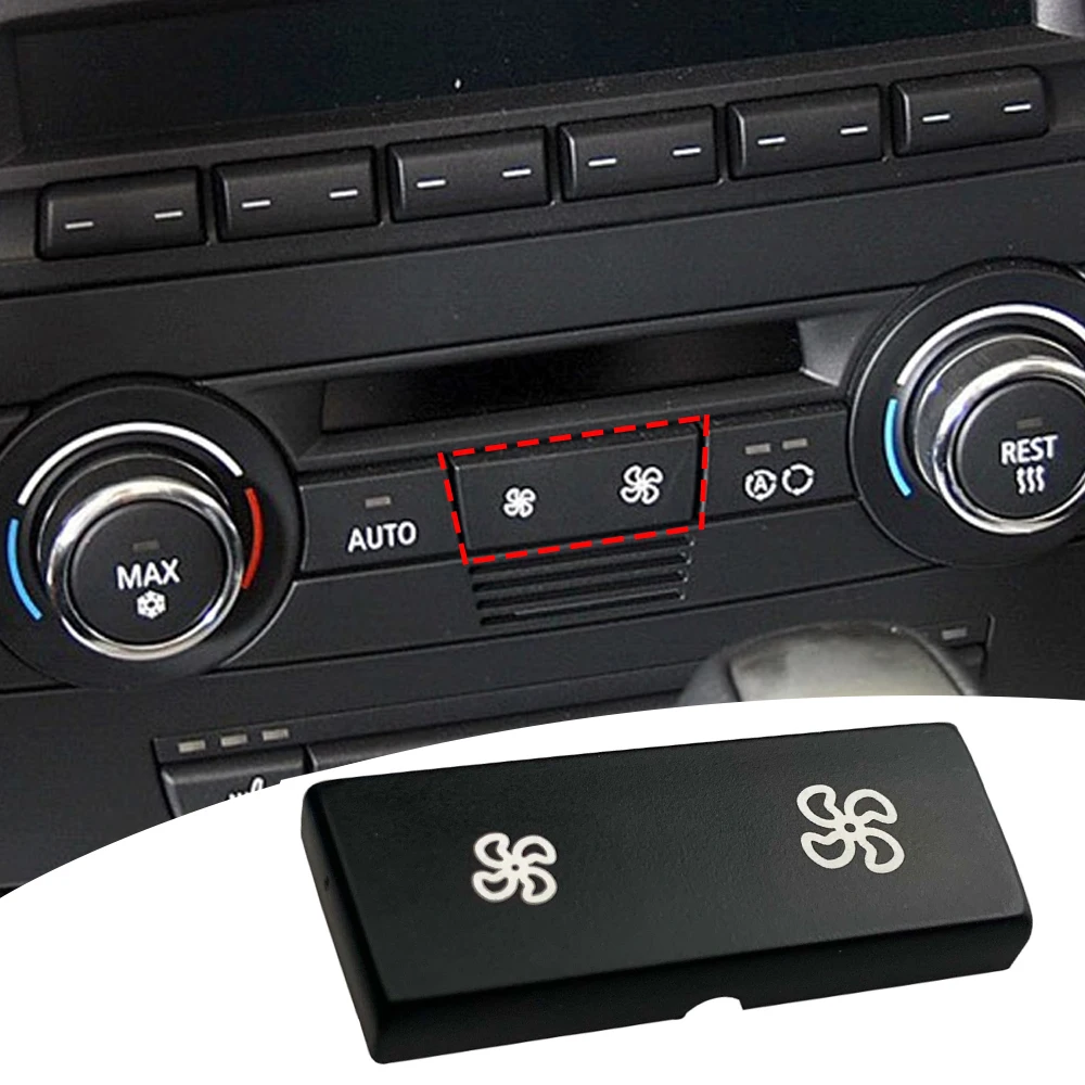 Car Air Conditioner Air Volume Adjustment Button Cover Fit For BMW 1 3 X1 X3 Series E81 E87 E88 E82 E90 E91 E92 E93 E84 F25