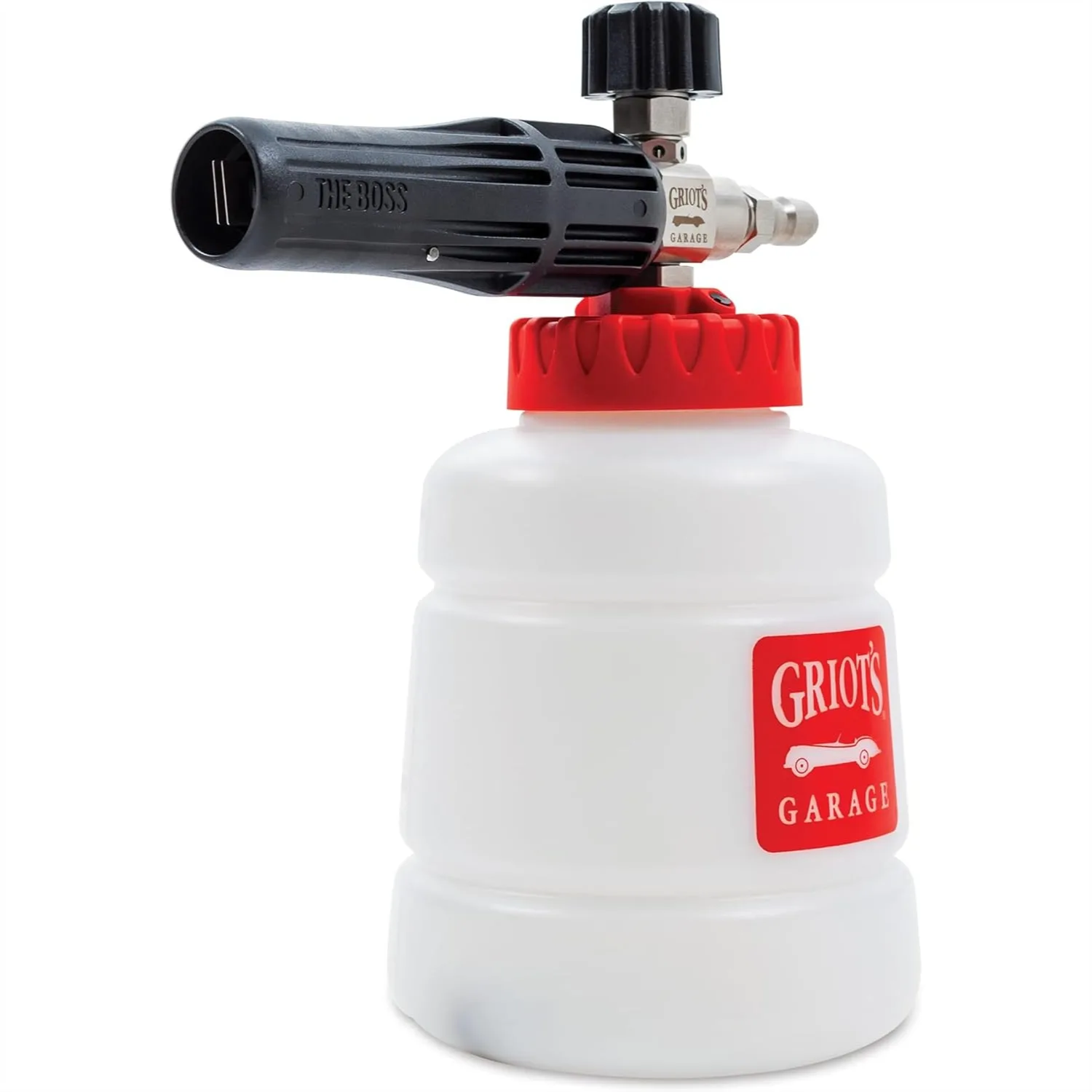 

Foam Cannon for Car Washing, Auto-Mix System, Stainless Steel, Adjustable Nozzle, Pressure Washer Foam Gun