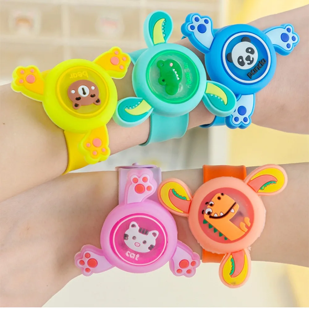 3/5 Pcs Kids Party Supplies LED Luminous Watches Spinning Tops for Birthday Wedding Guests Kindergarten Gifts Carnival Gift Pack