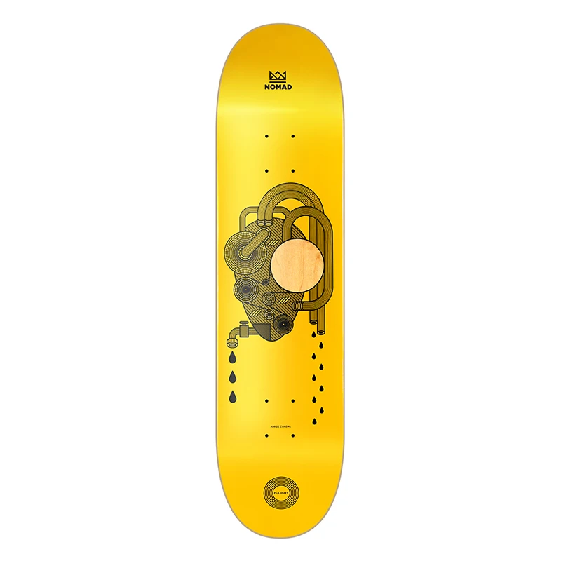 New NOMAD 7 Layers Canadian Maple Skateboard with Carbon