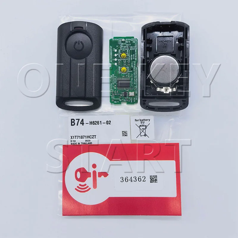 Für Yamaha NVX NVX155 XMAX XMAX300 QBIX AEROX JAUNS Motorrad-Roller-Fernbedienungsschlüssel, Aftermarket, ID49-Chip, 433,92 MHz, 【ONE-KEY START】 – Detail 10