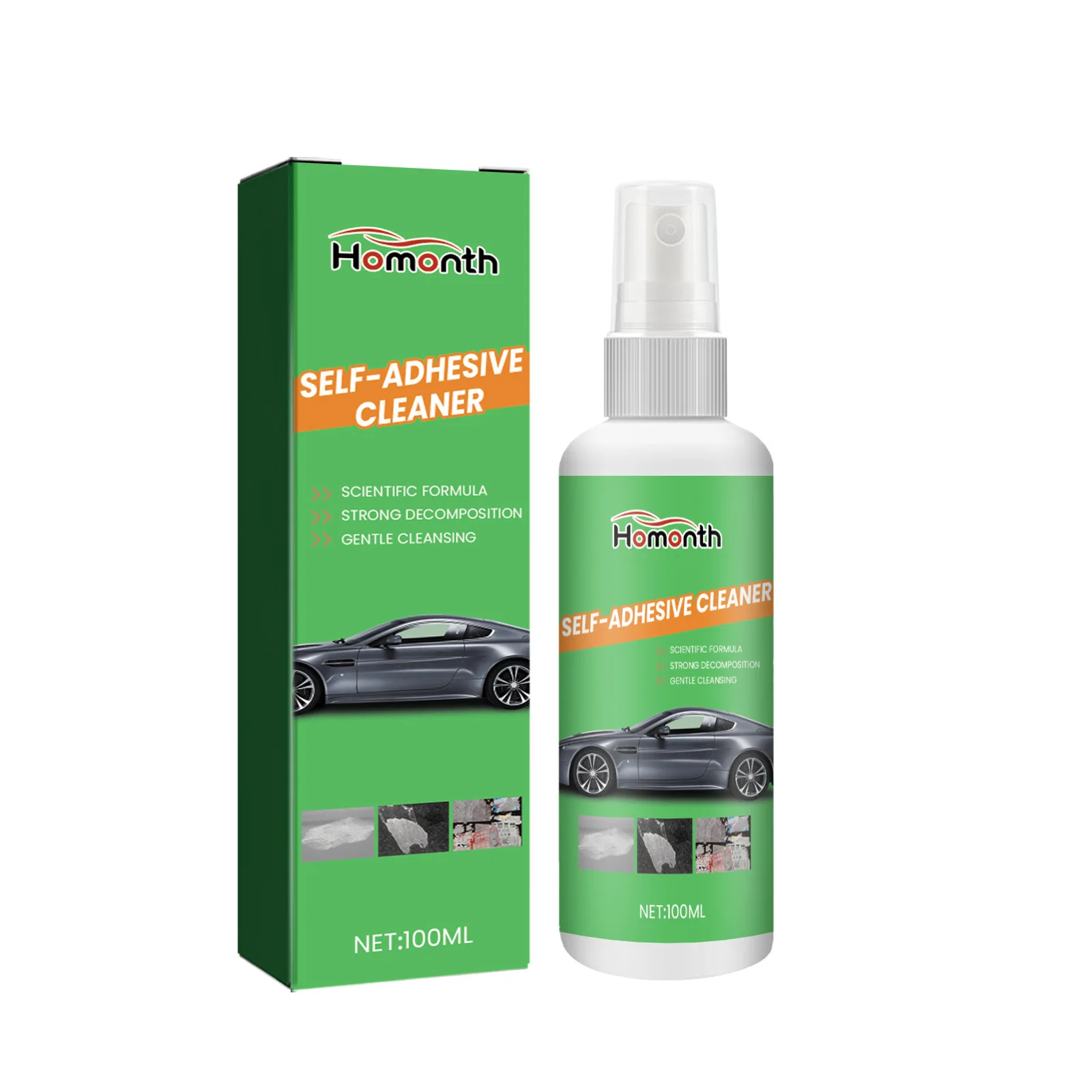 Homonth multi-functional door and window self-adhesive to remove residual cleaning agent body window offset adhesive cleaner