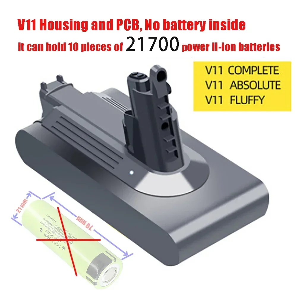 

Vacuum Cleaner V11 Li-ion Battery Case Charging Protection Circuit Board PCB for Dyson 25.2V SV14 Complete Absolute Fluffy