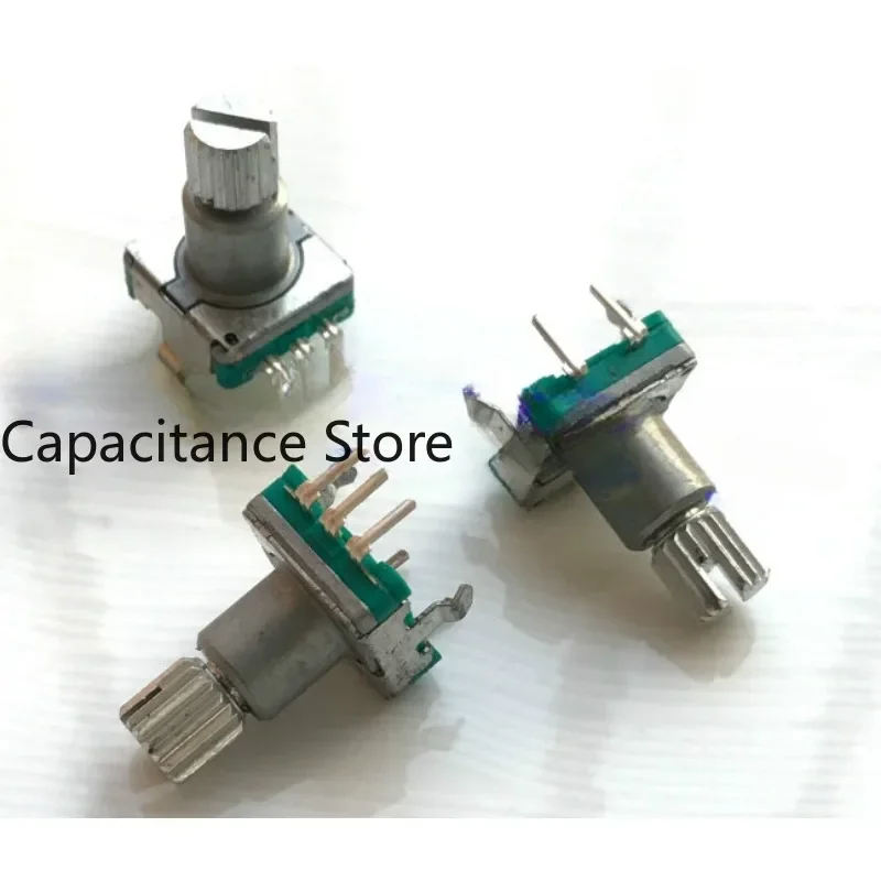 

5PCS EC11 encoder 3000 car navigation CD audio volume switch shaft length 13mm