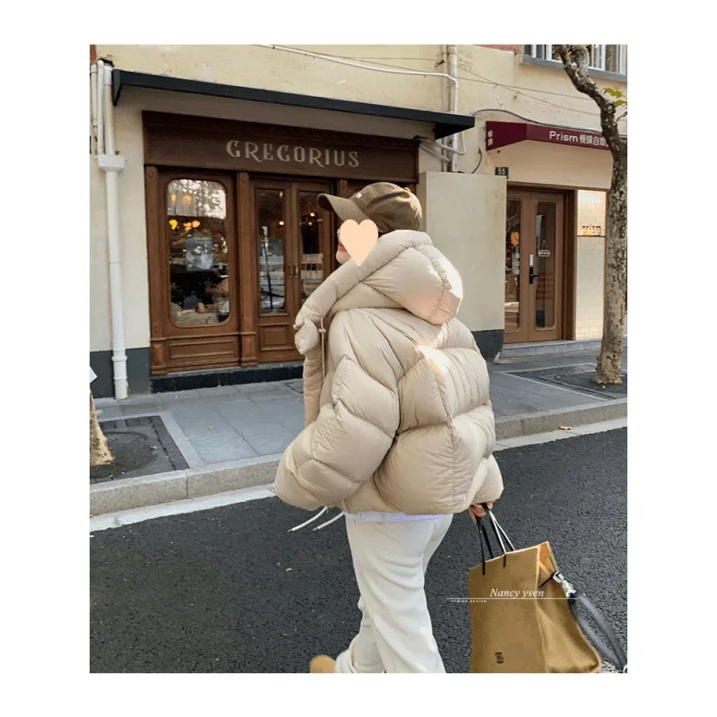 Veste courte en coton Melrad 73Down pour femme, manteau à capuche, style coréen, nouveau, 2024