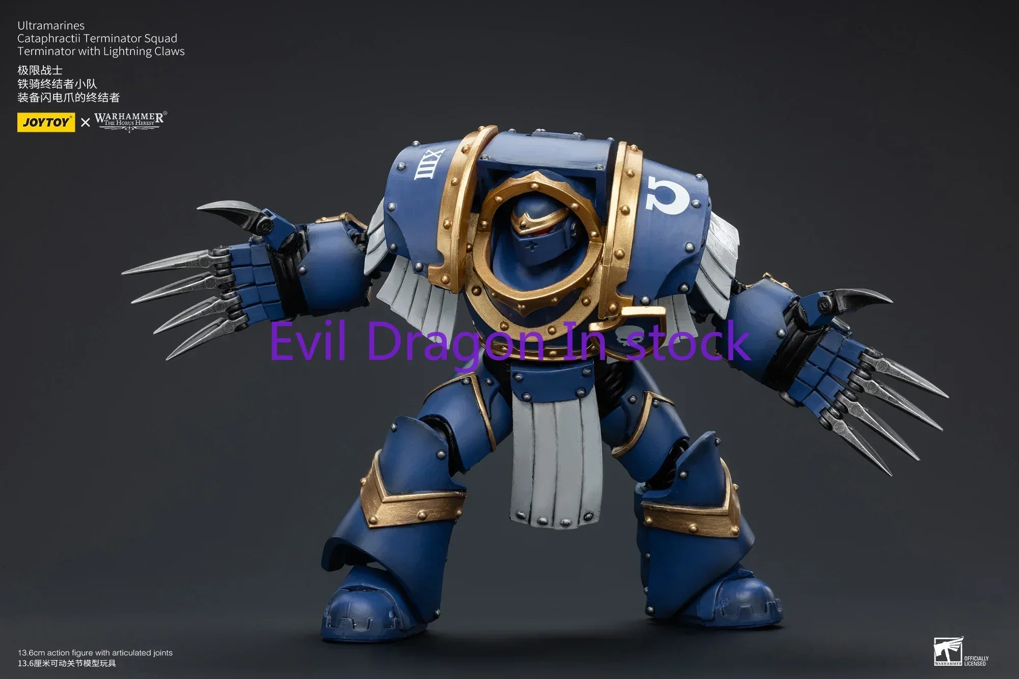 JOYTOY 1/18 Figura de ação The Horus Heresy Ultramarines Cataphractii Terminator Squad Anime Modelo Toy