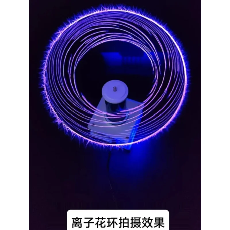 Alto-falante de plasma de bobina Tesla, som Bluetooth, iluminação a vácuo, bobina de faísca de arco mágico