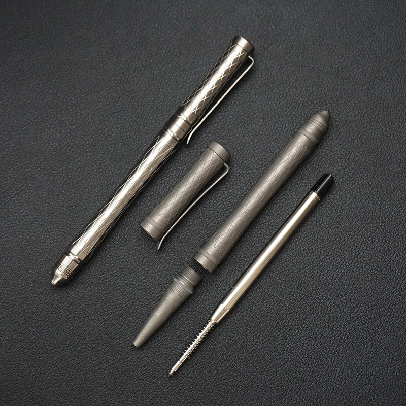 Titanium Alloy Multifunctional Signature Pen EDC Tool Outdoor Portable Metal Pen Business Signature Pen Gift