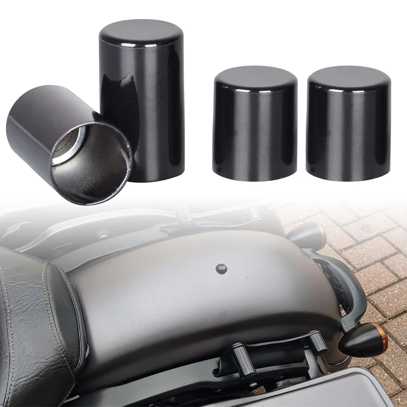 

4pcs Motorcycle Docking Hardware Point Cover For Harley Touring Dyna Softail Sportster Fat Bob Springer Glide