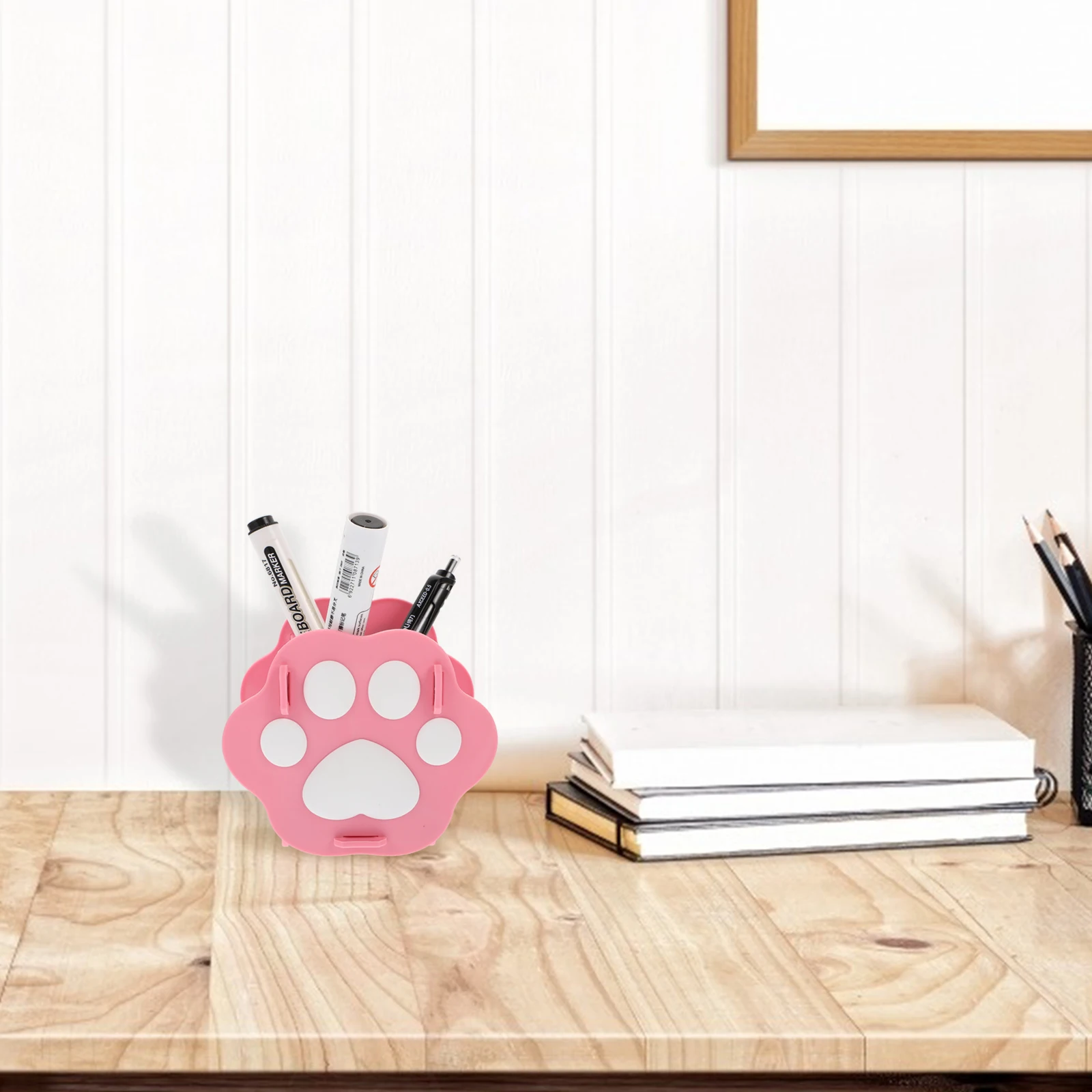 

Cat Claw Pen Holder Creative Cartoon Cat Paw Shaped Desk ganizer PVC Soft Glue Adorable Brush Pot Storage Box Pencil Holder