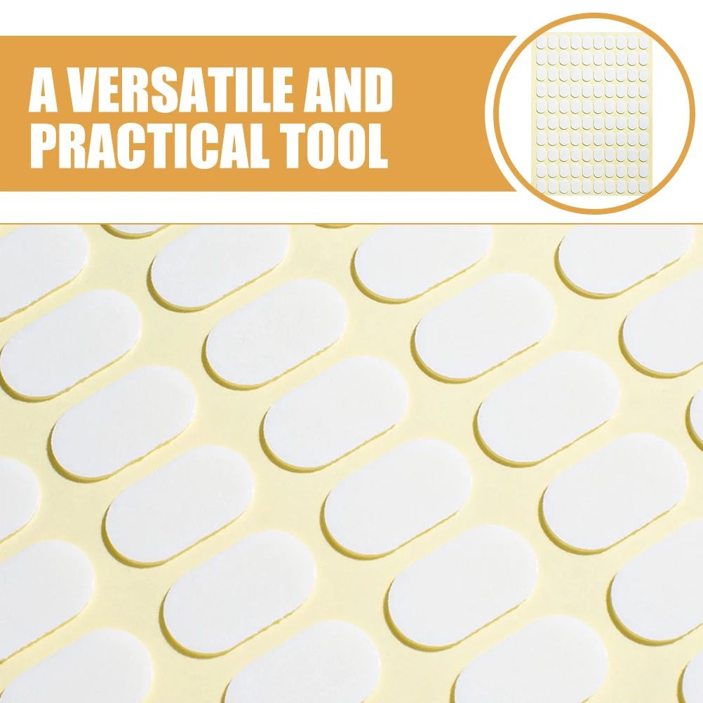 

6 Sheets Nail Patch Holder Double Sided Adhesive Strips Strong Hold for Fake Nails Nail Art Supplies